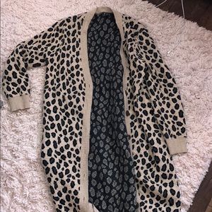 Cheetah cardigan